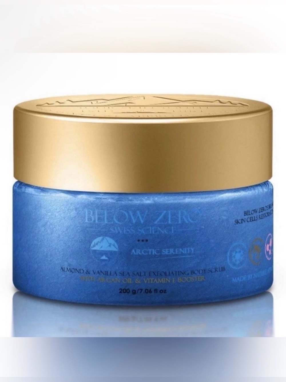Below Zero Arctic Serenity Exfoliating Almond Vanilla Body Scrub ~ Retail $229
